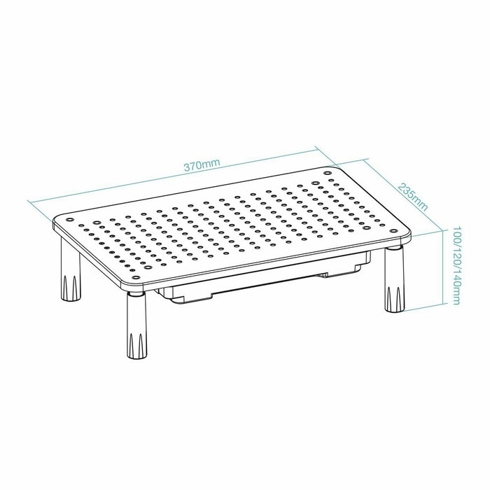 Support de table d'écran TooQ TQMR087 20 kg