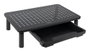 Tooq TQMR087 Support Élévateur pour Moniteur avec Tiroir Noir, Ajustable 100-140 mm, 20 kg