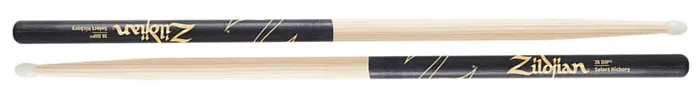 ZILDJIAN Baguettes 7A Hickory Dip Natural Negro ZILDJIAN Baguettes 7A Hickory Dip Natural Negro
