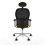 Piqueras y Crespo Chaise de Bureau Jorquera 3D086N1 Jaune