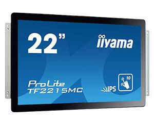 iiyama TF2215MC-B2 - Écran tactile PCAP IP65 21.5" Full HD (1920x1080) IPS - Montage open frame avec verre tactile anti-traces - Entrées VGA, HDMI, DisplayPort