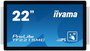 iiyama TF2215MC-B2 - Écran tactile PCAP IP65 21.5" Full HD (1920x1080) IPS - Montage open frame avec verre tactile anti-traces - Entrées VGA, HDMI, DisplayPort
