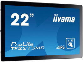 iiyama TF2215MC-B2 - Écran tactile PCAP IP65 21.5" Full HD (1920x1080) IPS - Montage open frame avec verre tactile anti-traces - Entrées VGA, HDMI, DisplayPort