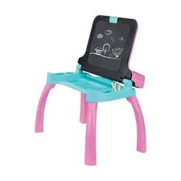 Vtech MagiBureau interactif et musical 6 en 1 - Rose - Pour 3-7 ans - 5 fiches éducatives - Jeu en français