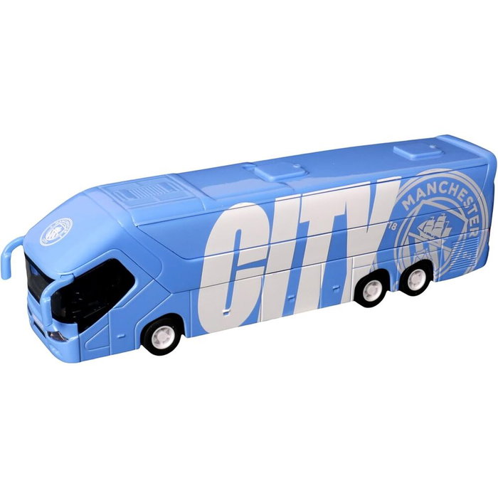 BANBO TOYS Autobus Manchester City Échelle 1:50 Jouet avec Ouverture de Portes et Système de Rétro-Friction - Dimensions 29.5x22.8x25 cm - À Partir de 3 Ans BANBO TOYS Autobus Manchester City Échelle 1:50 Jouet avec Ouverture de Portes et Système de Rétro-Friction - Dimensions 29.5x22.8x25 cm - À Partir de 3 Ans
