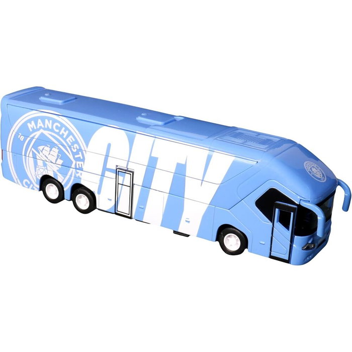 BANBO TOYS Autobus Manchester City Échelle 1:50 Jouet avec Ouverture de Portes et Système de Rétro-Friction - Dimensions 29.5x22.8x25 cm - À Partir de 3 Ans BANBO TOYS Autobus Manchester City Échelle 1:50 Jouet avec Ouverture de Portes et Système de Rétro-Friction - Dimensions 29.5x22.8x25 cm - À Partir de 3 Ans