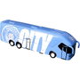 BANBO TOYS Autobus Manchester City Échelle 1:50 Jouet avec Ouverture de Portes et Système de Rétro-Friction - Dimensions 29.5x22.8x25 cm - À Partir de 3 Ans