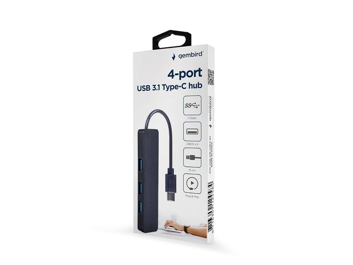 GEMBIRD Hub USB 3.1 avec 4 ports