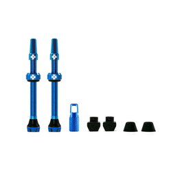 Muc-Off Jeu de valves V2 Tubeless 60mm Bleu