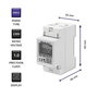 Compteur de consommation d'énergie Qoltec 50899