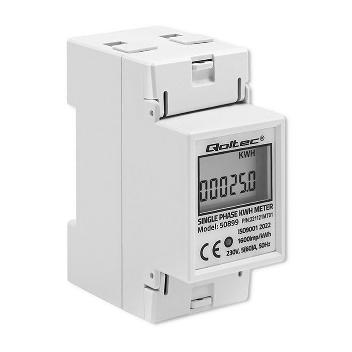 Compteur de consommation d'énergie Qoltec 50899 Compteur de consommation d'énergie Qoltec 50899