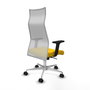 Piqueras y Crespo Chaise de Bureau Albacete Jaune et Blanc