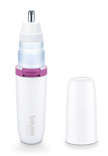 Beurer HL-16 Mini Épilateur Facial avec Lumière, pour Visage, Sourcils, Nez et Orejas, Épilation de Précision