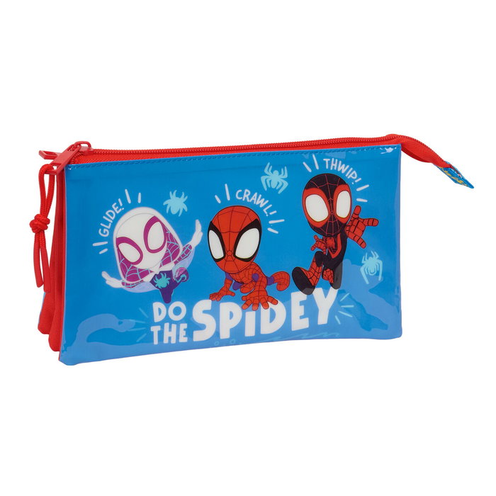 Fourre-tout Spider-Man Bleu Rouge 22 x 12 x 3 cm Fourre-tout Spider-Man Bleu Rouge 22 x 12 x 3 cm