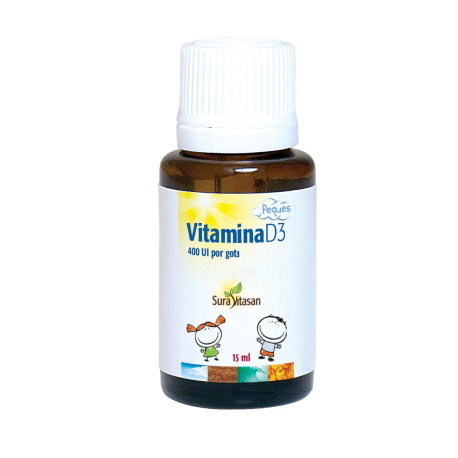 SURA VITASAN Vitamina D3 Peques 400ui 15ml SURA VITASAN Vitamina D3 Peques 400ui 15ml