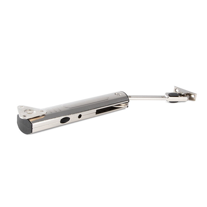 HERRAJES ALK Mécanisme de levage ascendant Kora pour portes de cuisine ou salon - Compatible bois et aluminium, finition nickel, avec fixations rapides CLIP