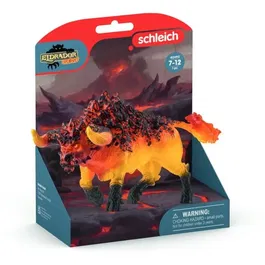 Schleich 42493 Figurine Eldrador Creatures Taureau de Feu, Figurine Détaillée pour Enfants Dès 7 Ans, Figurine de Collection