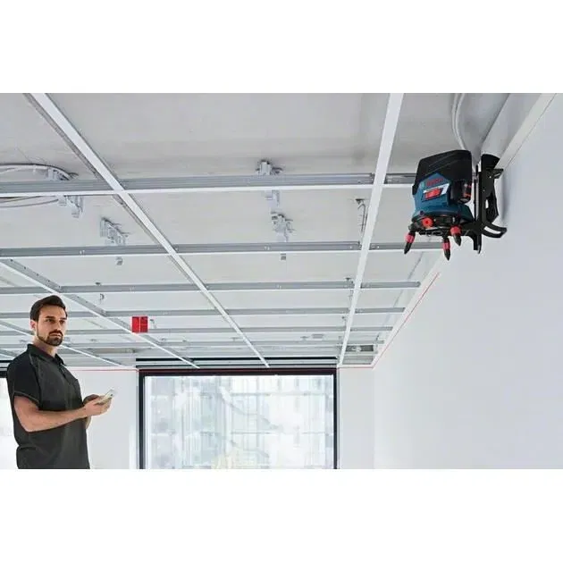 Bosch Professional Support pivotant motorisé RM3 0601092800 pour lignes laser GCL 2-50 C / GCL 2-50 CG - Télécommande et contrôle smartphone Bosch Professional Support pivotant motorisé RM3 0601092800 pour lignes laser GCL 2-50 C / GCL 2-50 CG - Télécommande et contrôle smartphone