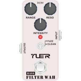 YUER Bass Filter Wah - Pédale de wah avec filtre de basse, effet Fuzz, analogique