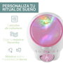 Chicco - Projecteur Ours Polaire Rose 2 en 1 avec Lumières et Musique Personnalisables - Projecteur Nuit - 13 x 13 x 14.5 cm