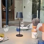 Lumisky KELLY BLACK - Lampe de table sans fil LED, aluminium noir, intensité variable blanc chaud, rechargeable, 38 cm, IP54