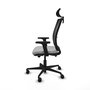 Piqueras Y Crespo Haches Chaise de Bureau Sincro/Traslack Gris clair et Noir