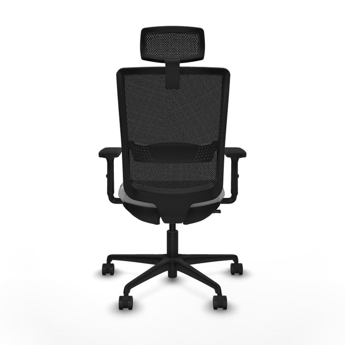 Piqueras Y Crespo Haches Chaise de Bureau Sincro/Traslack Gris clair et Noir