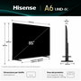 TV intelligente Hisense 85A6Q 85" 4K Ultra HD LED HDR D-LED