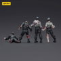 Zombie pack 4 figurines Dark Source Security Guards 8 cm