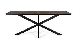 GINER Y COLOMER Table de salle à manger en bois de teca recyclé 180 cm