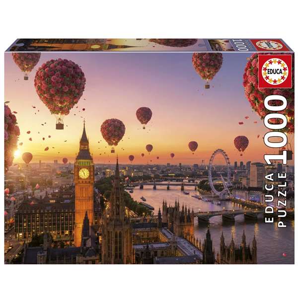 Educa Puzzle 1000 pièces Londres en Flor - Multilingue (Espagnol, Anglais, Français, Allemand, Italien, Portugais, Néerlandais) Educa Puzzle 1000 pièces Londres en Flor - Multilingue (Espagnol, Anglais, Français, Allemand, Italien, Portugais, Néerlandais)