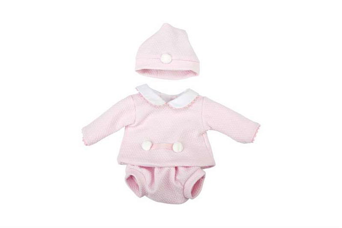 Muñecas Arias - Vêtement pour poupée reborn 40 cm - Lot de 4 modèles avec manches - Modèles assortis Muñecas Arias - Vêtement pour poupée reborn 40 cm - Lot de 4 modèles avec manches - Modèles assortis