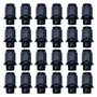 OMP Speed Jeu de 24 Écrous M12x1.5 Noir pour Toyota et Nissan