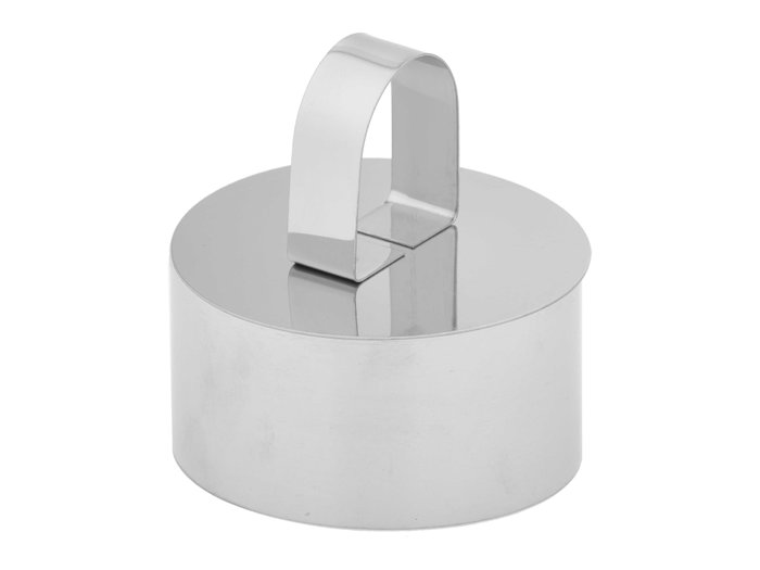 Kinvara Moule à Gâteau Rond 8 x 4 x 8 cm Acier Inoxydable Noir (Set de 24)
