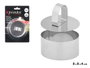 Kinvara Moule à Gâteau Rond 8 x 4 x 8 cm Acier Inoxydable Noir (Set de 24)