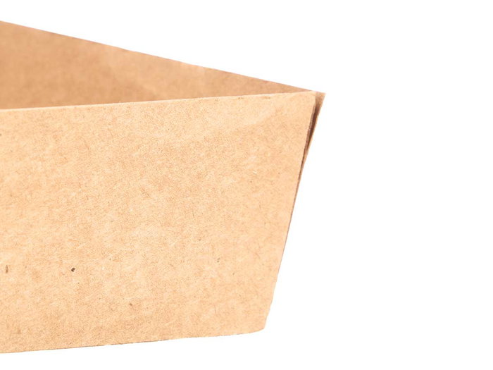 Kinvara Lot de 10 barquettes service kraft 21 x 9.5 x 15.6 cm marron papier (Set de 24)