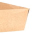 Kinvara Lot de 10 barquettes service kraft 21 x 9.5 x 15.6 cm marron papier (Set de 24)