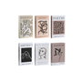 Home ESPRIT Coffre-fort en forme de livre Multicolore Carton (6 Unités)