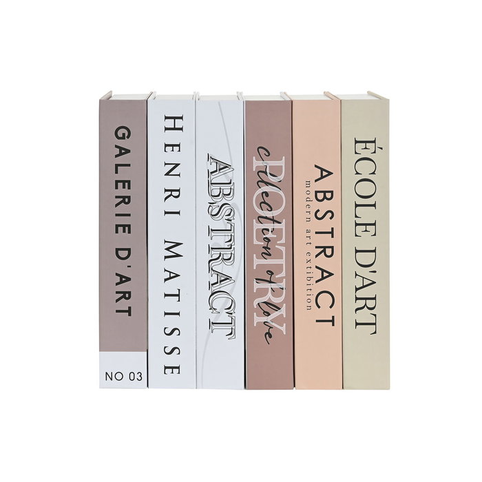 Home ESPRIT Coffre-fort en forme de livre Multicolore Carton (6 Unités)