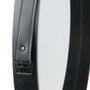 Home Deco Factory Miroir Rond avec Poignée Noire 50 cm