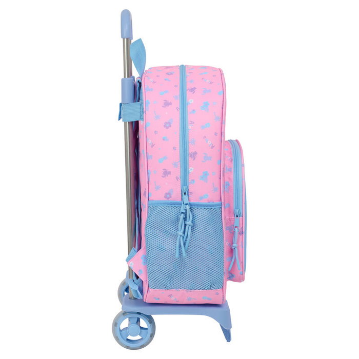 Safta Cartable Lilo & Stitch Bright Rose avec Chariot Amovible