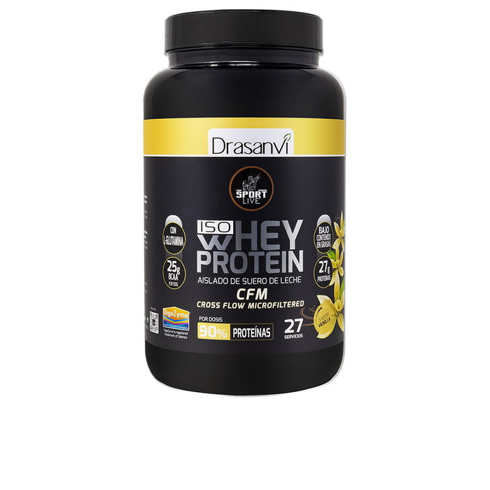 Drasanvi Isolat de protéines de lactosérum Sport Live Vanille 800 g Drasanvi Isolat de protéines de lactosérum Sport Live Vanille 800 g