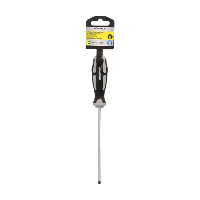 WOLFPACK LINEA PROFESIONAL Tournevis plat évasé 0,8 x Ø 4,0 x 125 mm