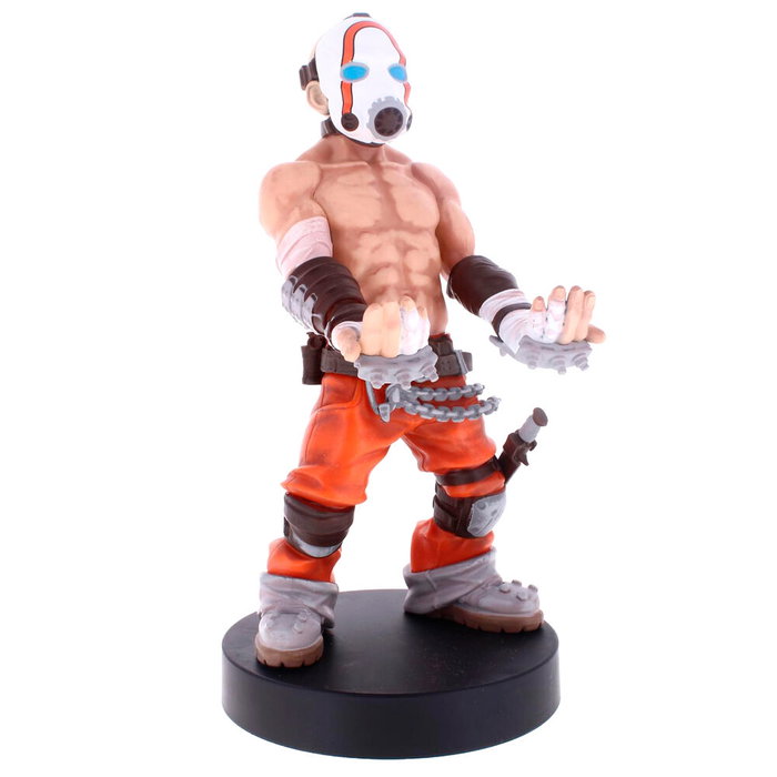 EXQUISITE GAMING Support de charge Cable Guy avec figurine Psycho Borderlands 21 cm pour DualSense PS5, Xbox Series, iPhone