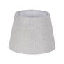 Écran de lampe Gris Polyester 30 x 30 x 22 cm