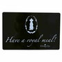 Tapis Trixie Have a royal meal Noir Plastique 44 × 28 cm