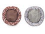MASCOW Couchette pour animaux 60cm motifs empreintes (Gris + Marron)