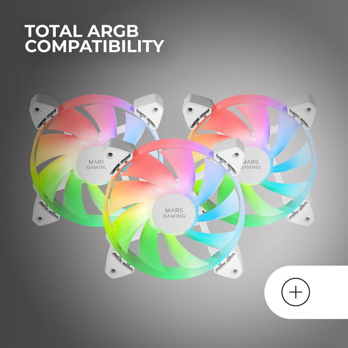 Ventilateur CPU Mars Gaming MF-3AW Ø 12 cm