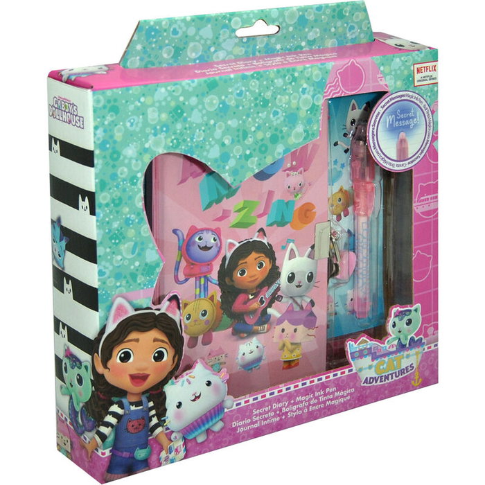 KIDS LICENSING Diario boligrafo magico La Casa de Muñecas de Gabby