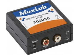 MUXLAB Convertisseur d'audio numérique S/PDIF/TOSlink vers RCA